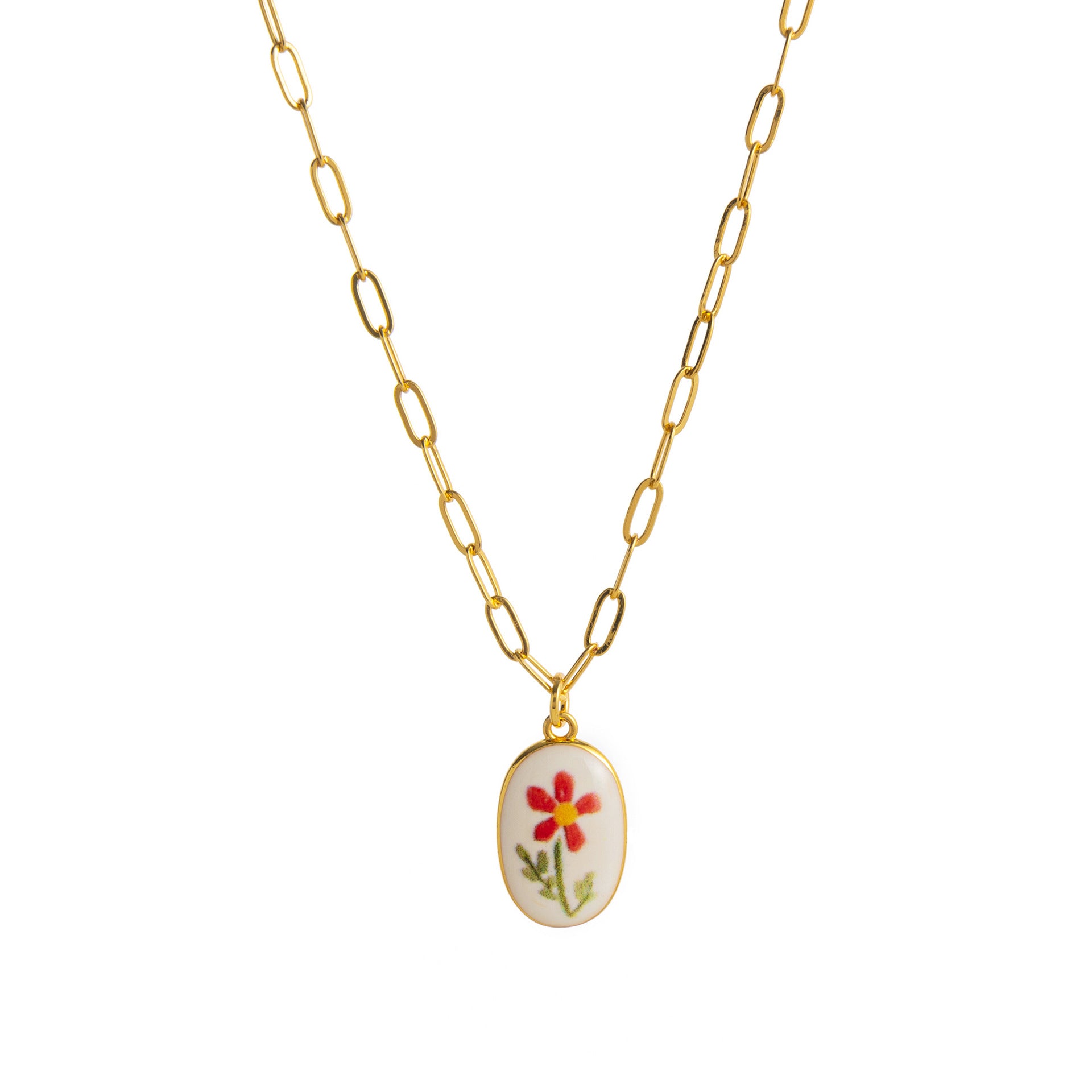 Wholesale Fresh Plant Series Necklace Titanium Steel Diy Lemon Strawberry Bow Pendant Necklace Clavicle Chain